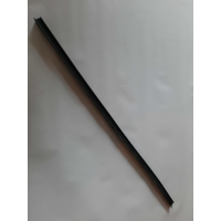 b Rubber tbv binnenscherm voor (spatscherm)